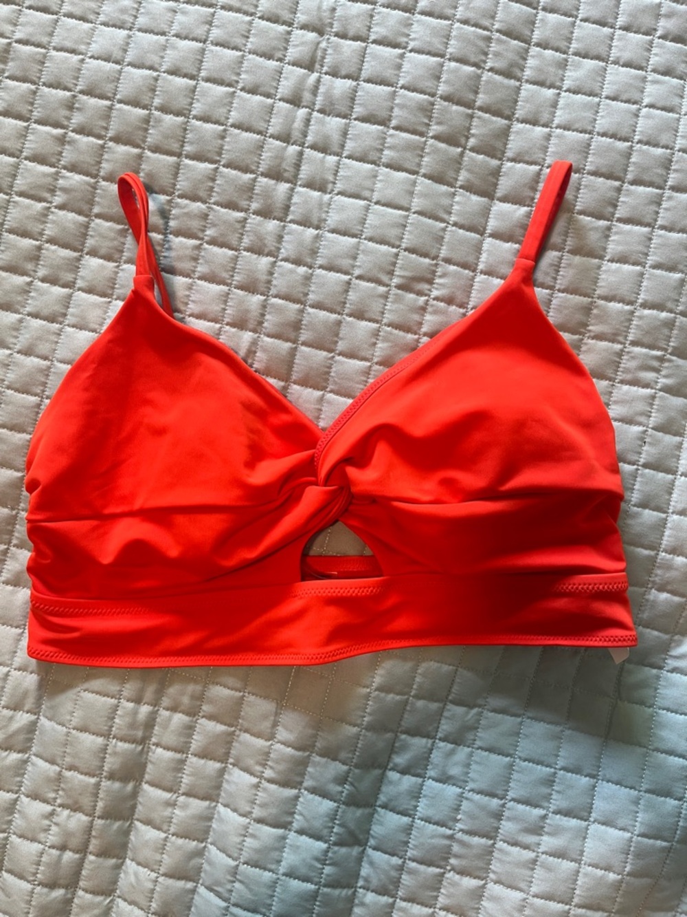 Old navy tangerine bikini top size L